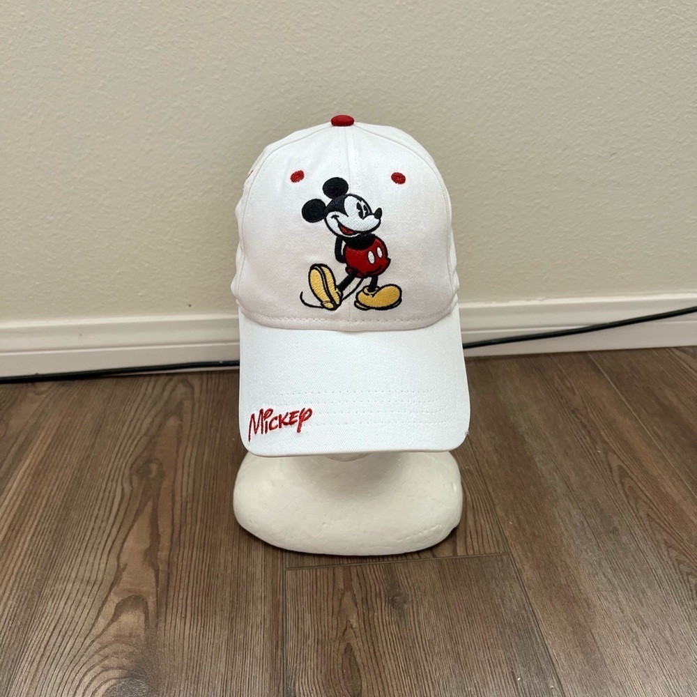 White Mickey Mouse Cap